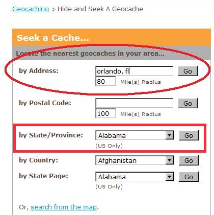 Find A Geocache